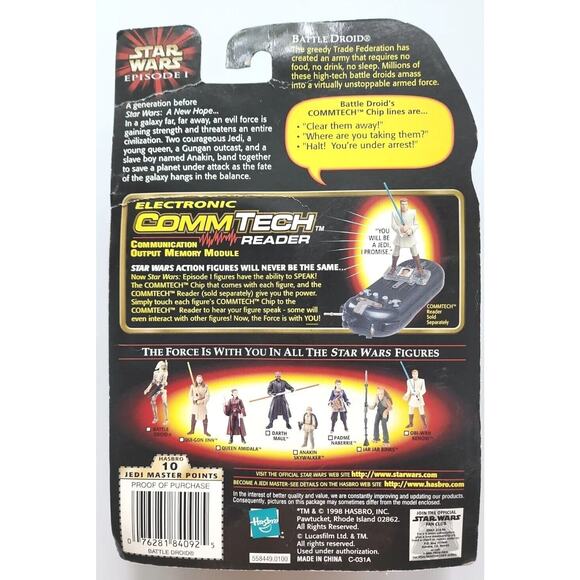 Hasbro Star Wars Episode 1 - Battle Droid Blaster Damage Action Figure SW6 - Picture 4 of 4